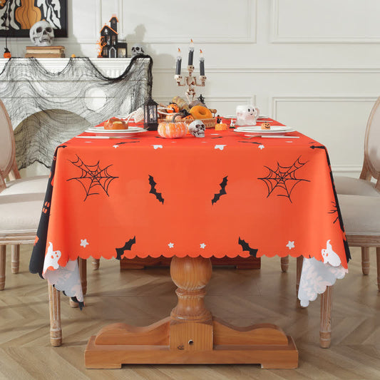 Halloween Haunted Castle Ghost Print Tablecloth - image 2