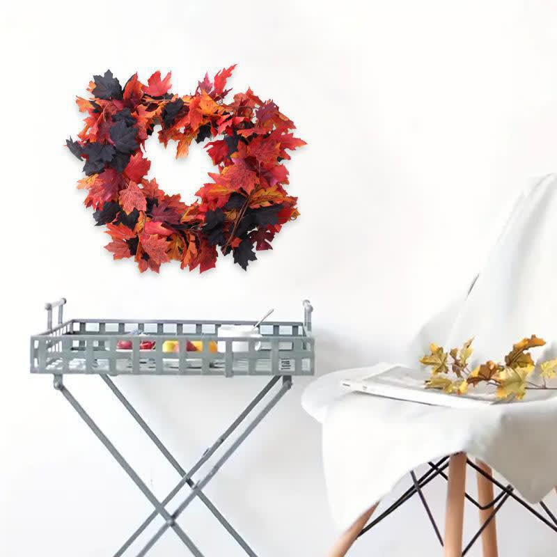 Halloween Artificial Maple Leaf Vine Garland - image 5