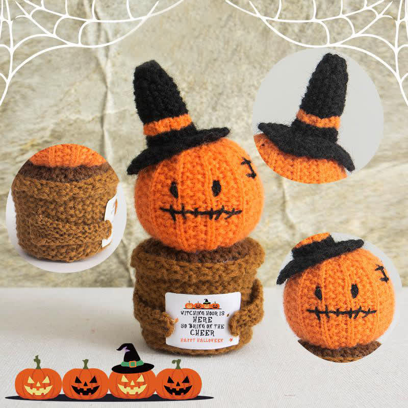 Halloween Crochet Potted Plant Ornament - image 7
