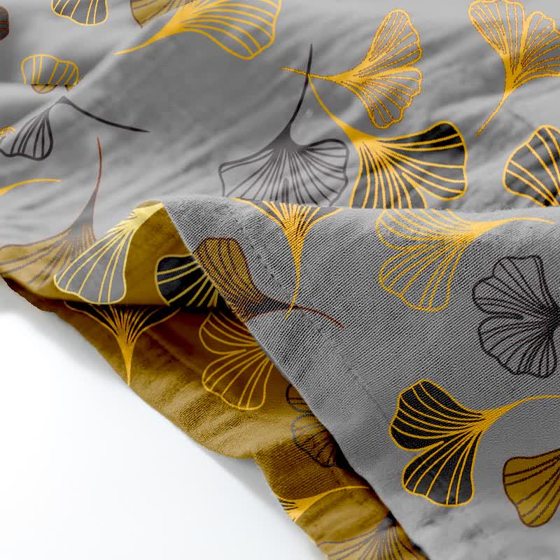 Ginkgo Cotton Gauze Kimono Loungewear Set - image 26