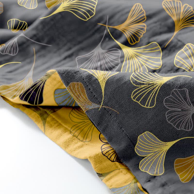 Ginkgo Cotton Gauze Kimono Loungewear Set - image 29