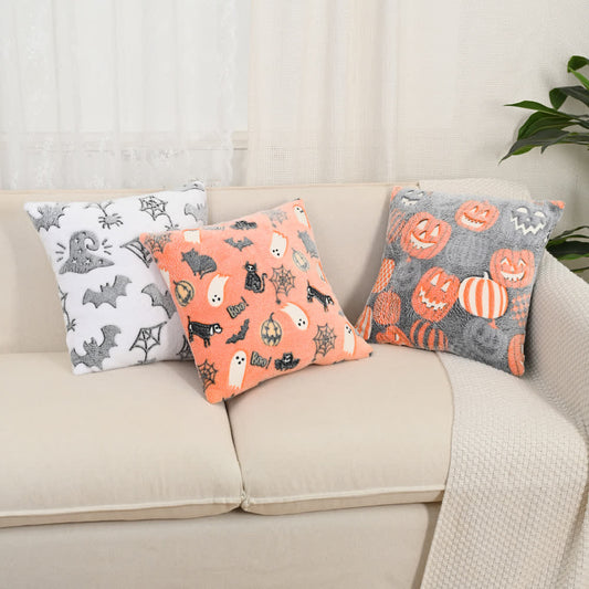 Halloween Flannel Luminous Throw Pillow - image 1
