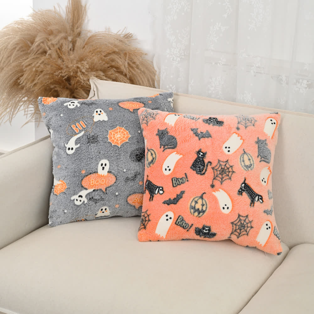 Halloween Flannel Luminous Throw Pillow - image 3