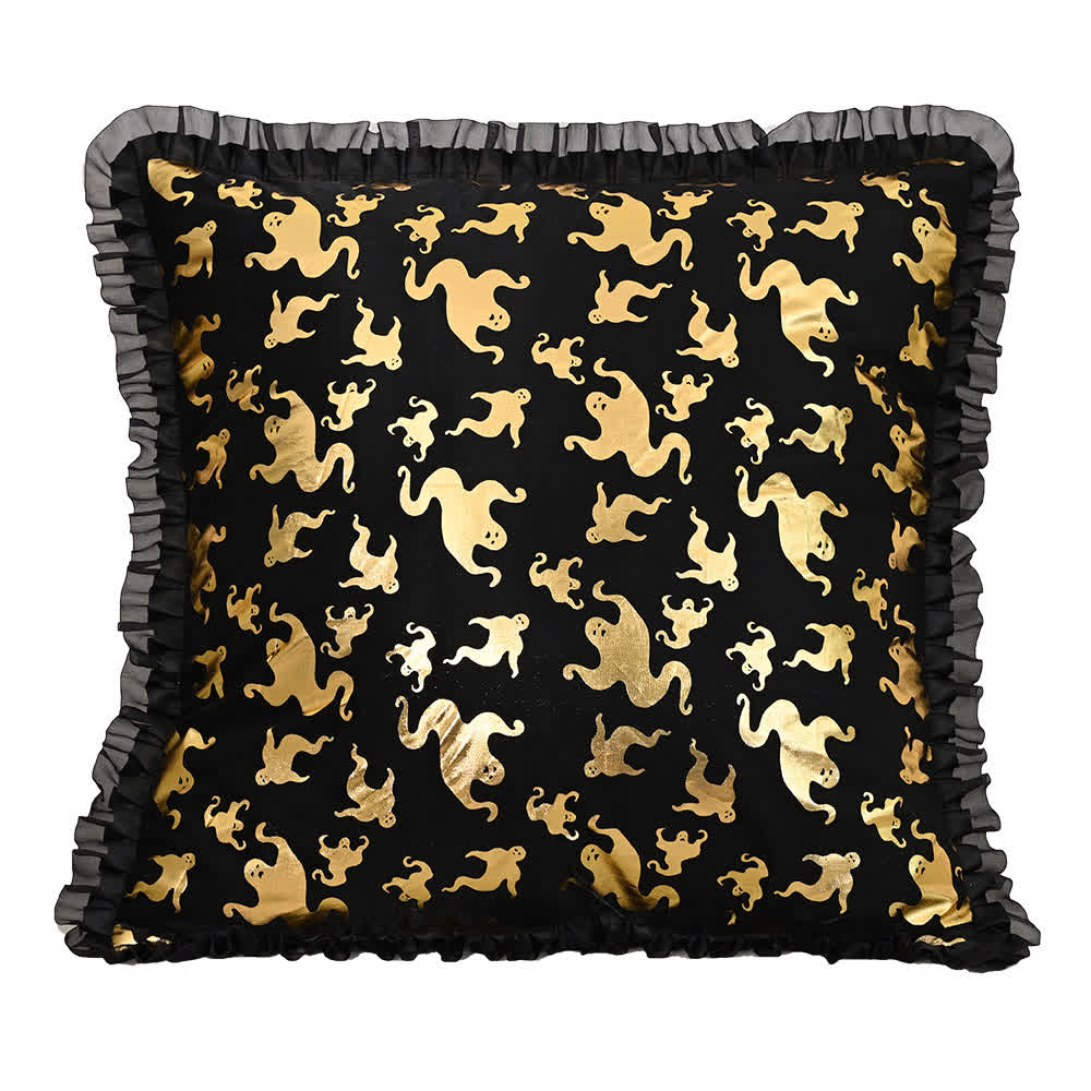 Halloween Element Decorative Pillow - A - Pillowcase with Core - 18" x 18" - image 6