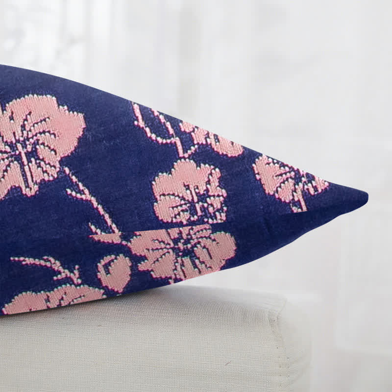 Cherry Blossom Cotton Jacquard Square Pillowcases(2PCS) - image 3