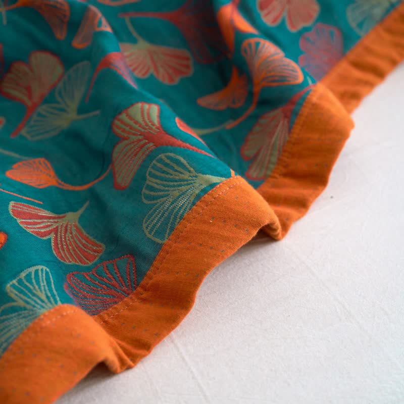 Ginkgo Biloba Organic Cotton Quilt - image 11