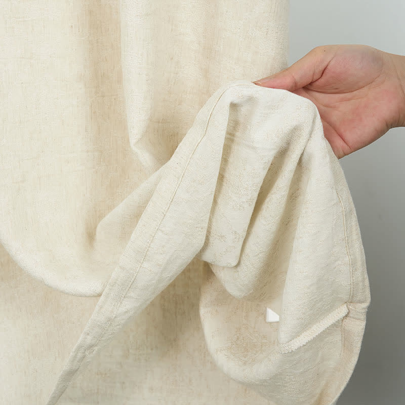 Beige Ruffle Cotton Short Sleeve Nightdress - image 7