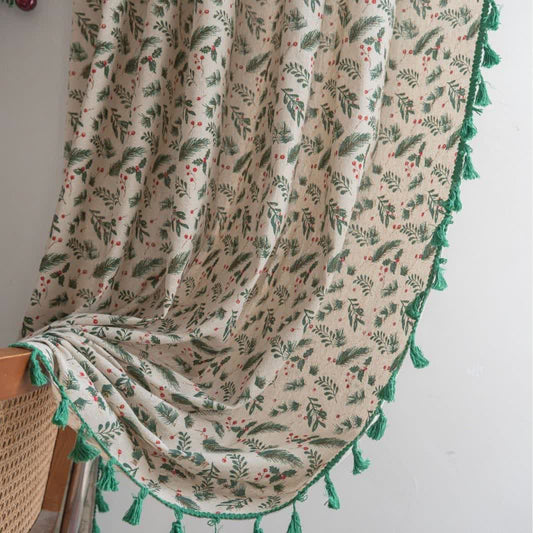 Pine Needle Berry Light Filtering Curtain - image 2