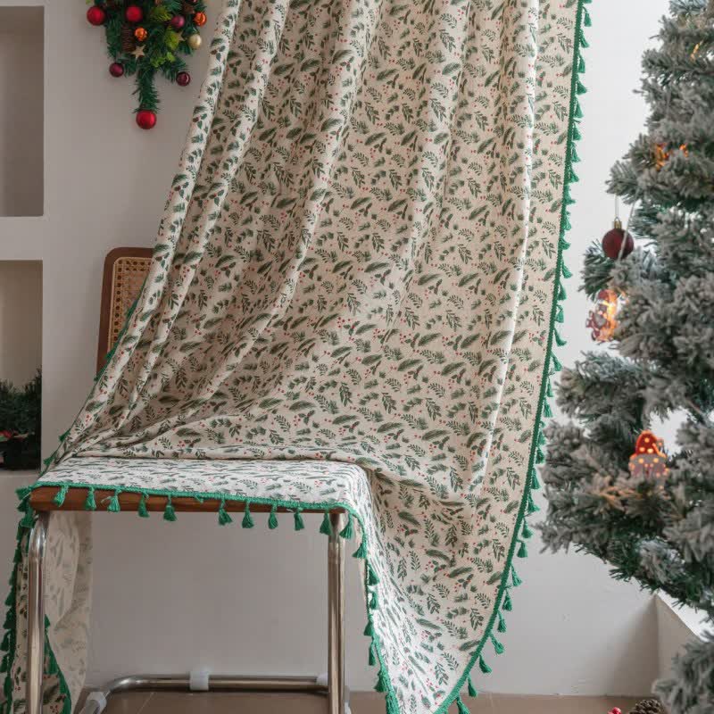 Pine Needle Berry Light Filtering Curtain - image 5