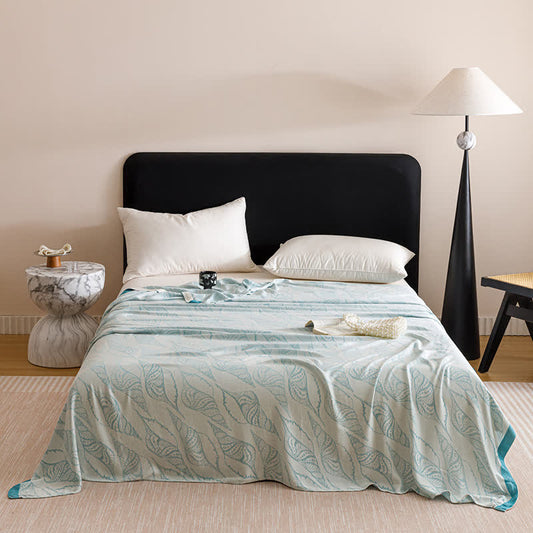 Conch Print Natural Cooling Bedspread - Queen - image 1