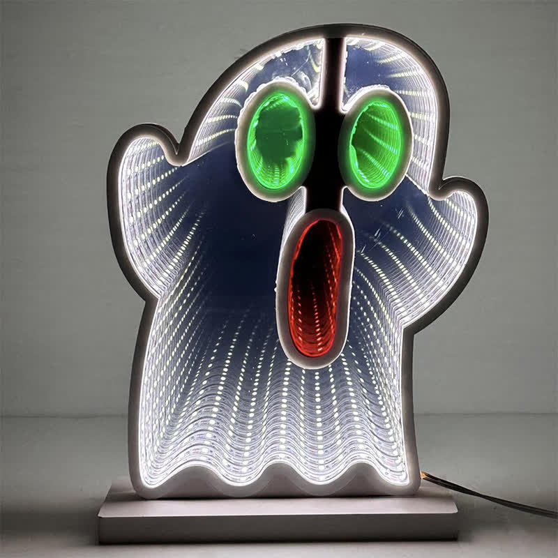 Halloween Funny Demon 3D Infinity Lights - 2PCS - 2"W x 9"L x 6"H - image 4