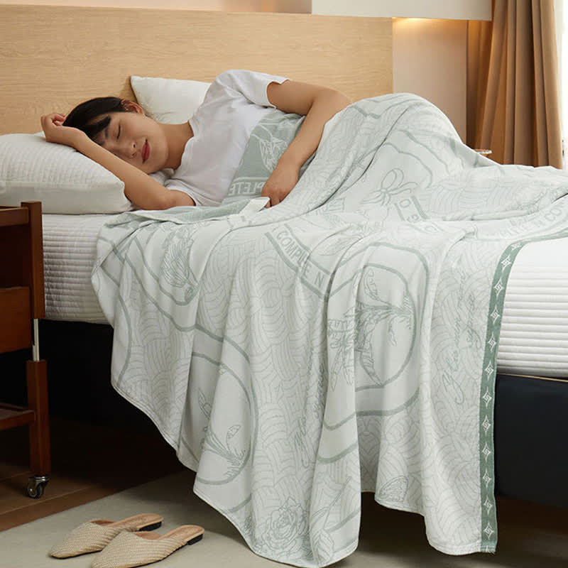 Elegant Floral Cooling Sheet Bedspread - image 4