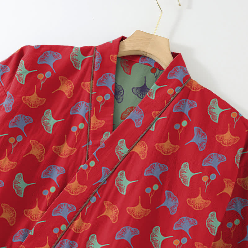 Ginkgo Organic Cotton Kimono Loungewear Set - image 18