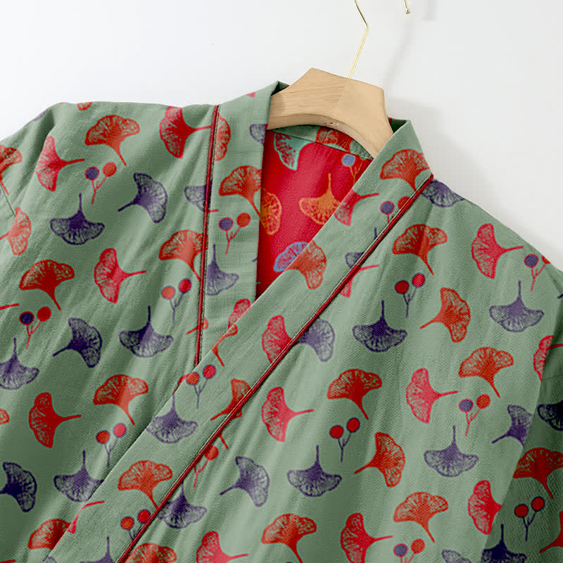 Ginkgo Organic Cotton Kimono Loungewear Set - image 21