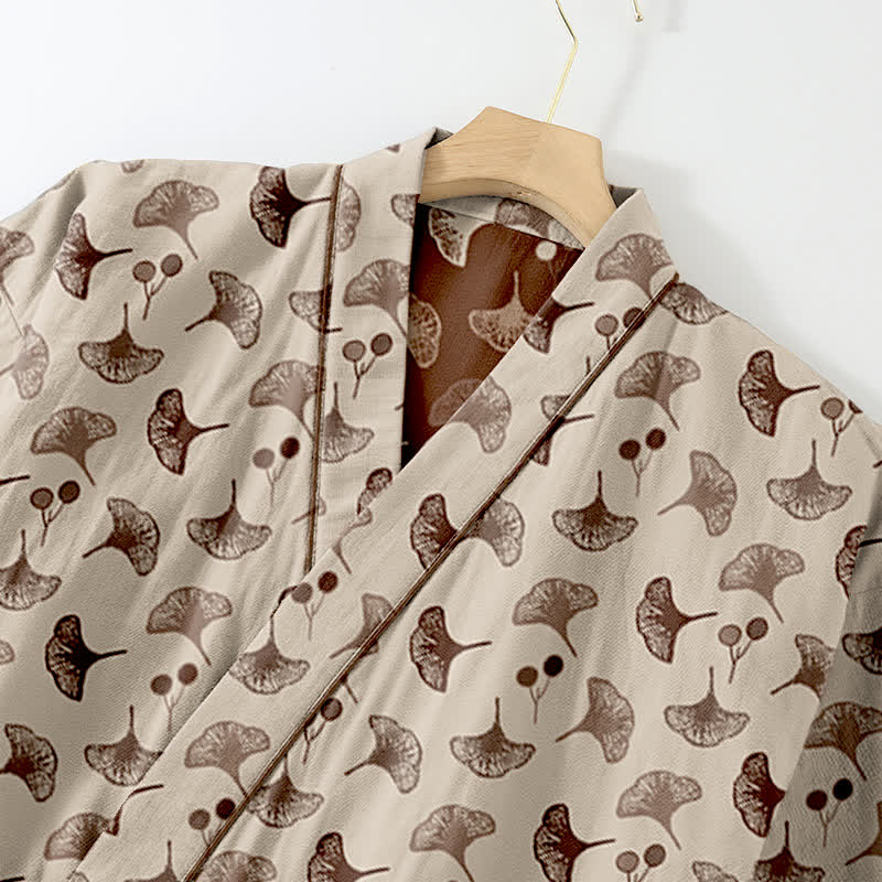 Ginkgo Organic Cotton Kimono Loungewear Set - image 24