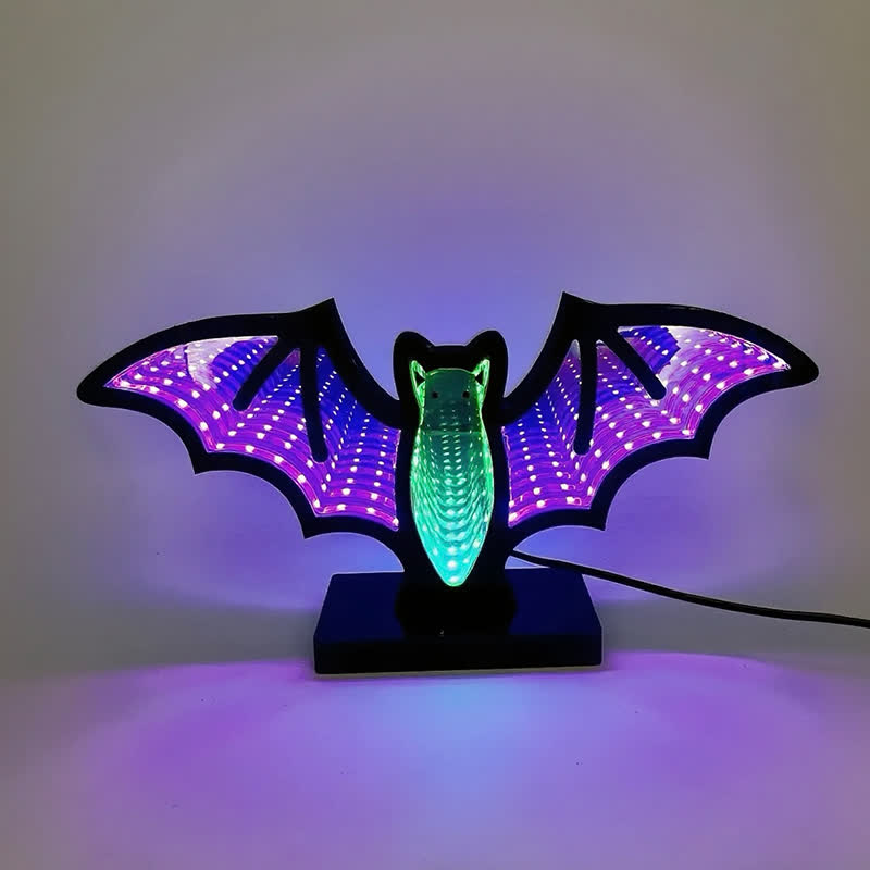 Halloween 3D Bat Infinity Lights - image 5