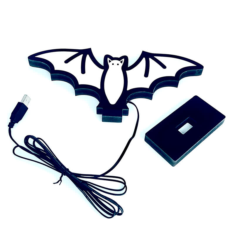Halloween 3D Bat Infinity Lights - image 7