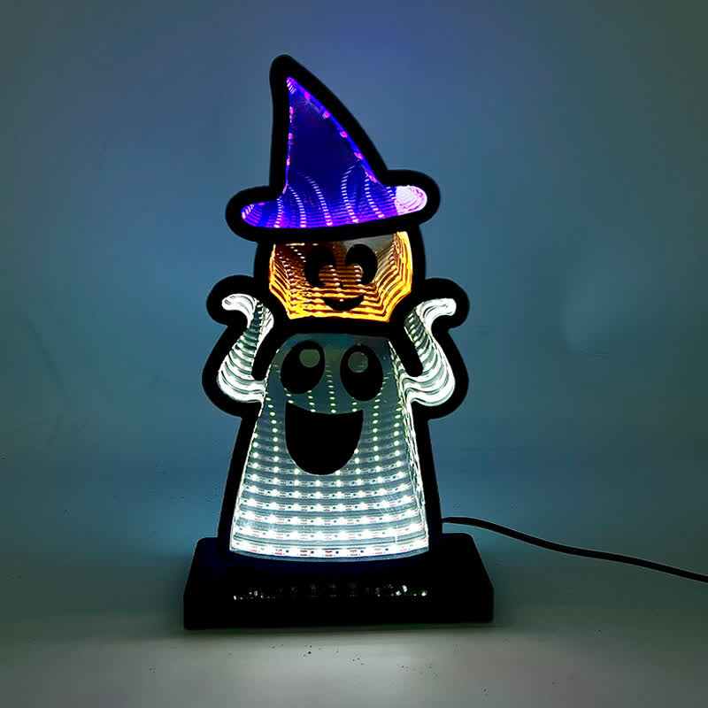 Halloween Funny Ghost Infinity Lights - 3PCS - 2"W x 5"L x 9"H - image 8