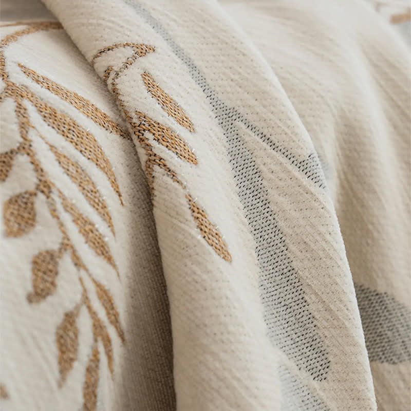 Subtle Branch Chenille Sofa Throw Blanket - image 5