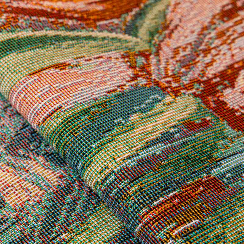 Oil Painting Ruffled Sofa Throw Blanket - image 7