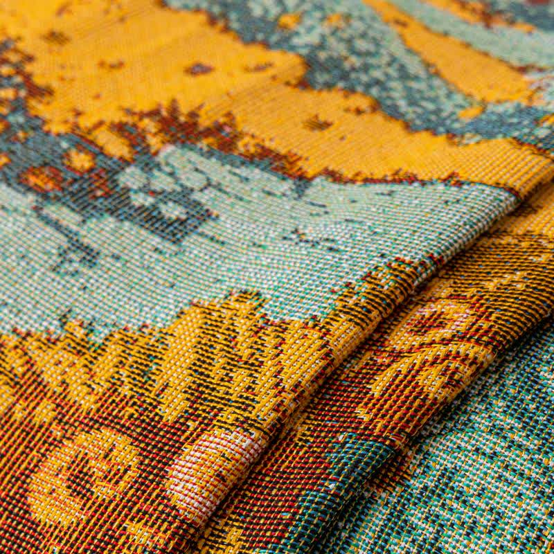 Artistic Forest Ruffled Sofa Throw Blanket - image 6