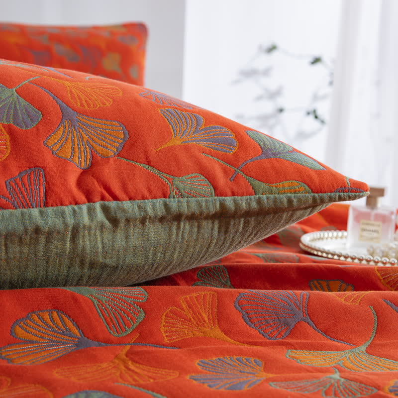 Ginkgo Biloba Organic Cotton Quilt - image 29