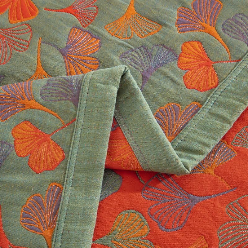 Ginkgo Biloba Organic Cotton Quilt - image 40