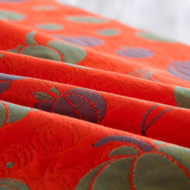 Pumpkin Organic Cotton Sheet Bedspread - image 17