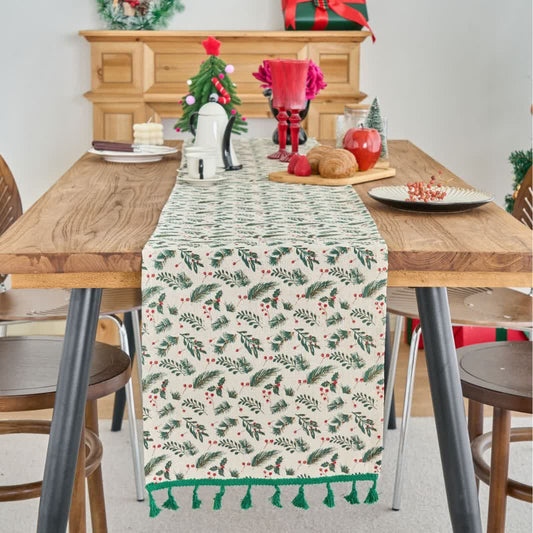 Pine Needle Berry Table Runner - image 1
