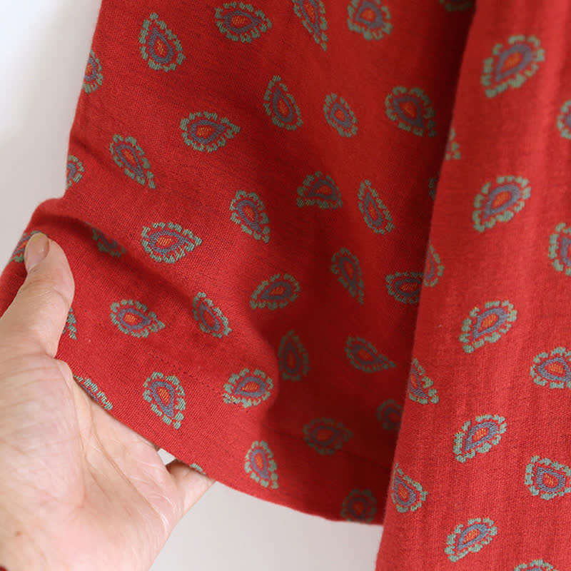 Paisley-inspired Jacquard Cotton Gauze  Pajamas - image 7