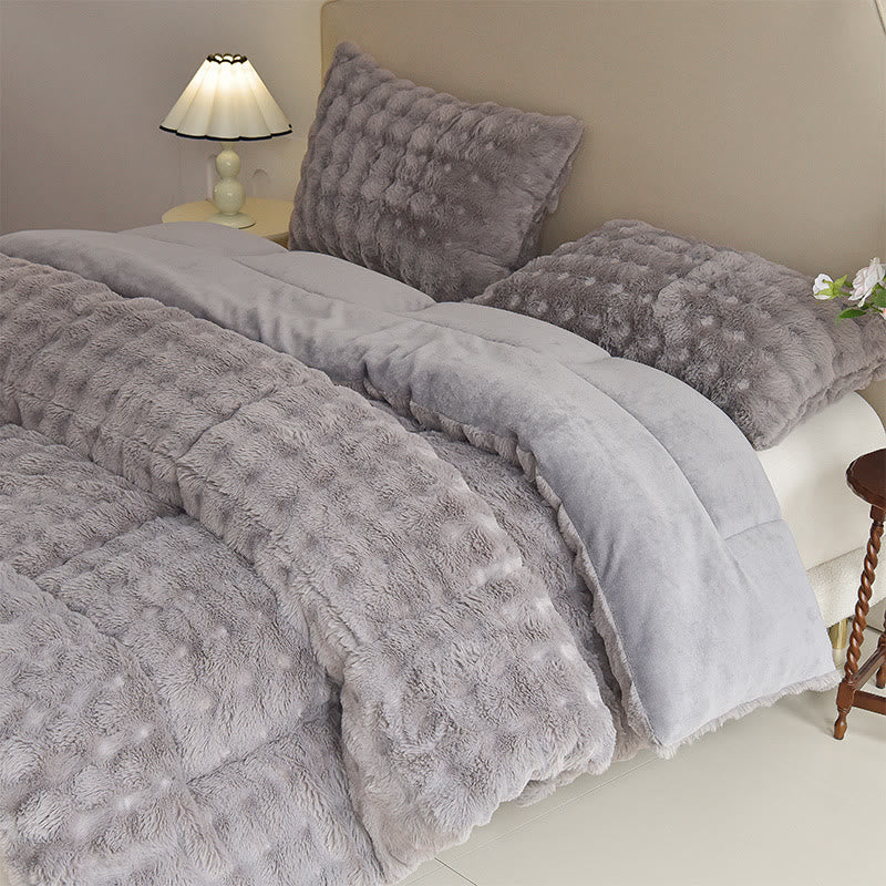 Double Fleece Smooth Warm Quilt Blanket - image 9