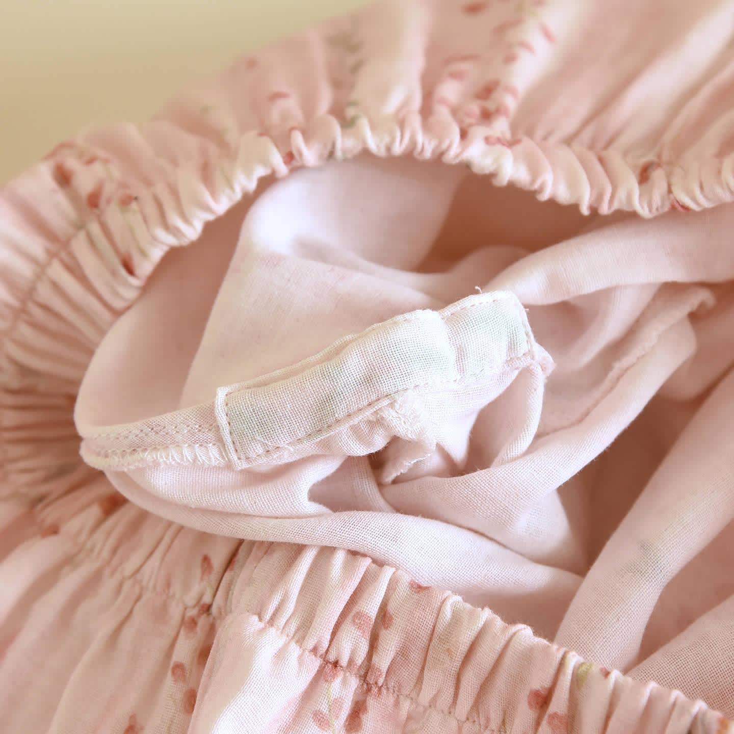 Pink Striped Floral Kimono Loungewear Set - image 10