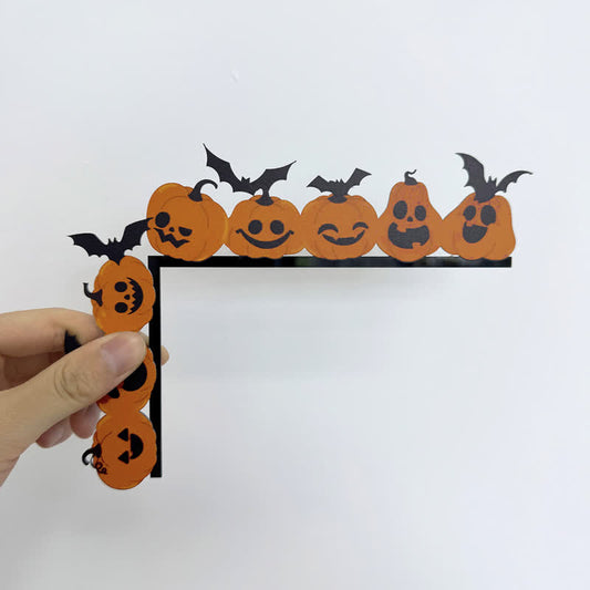 Pumpkin Bat Door Corner Decoration - image 1