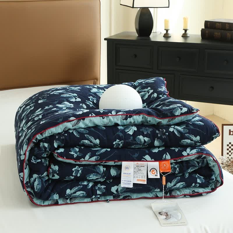 Flourish Flower Cotton Gauze Jacquard Quilt - image 5