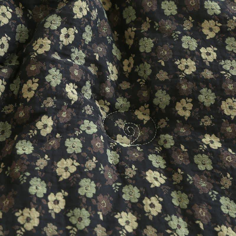 Retro Floral Cotton Gauze Jacquard Quilt - image 7