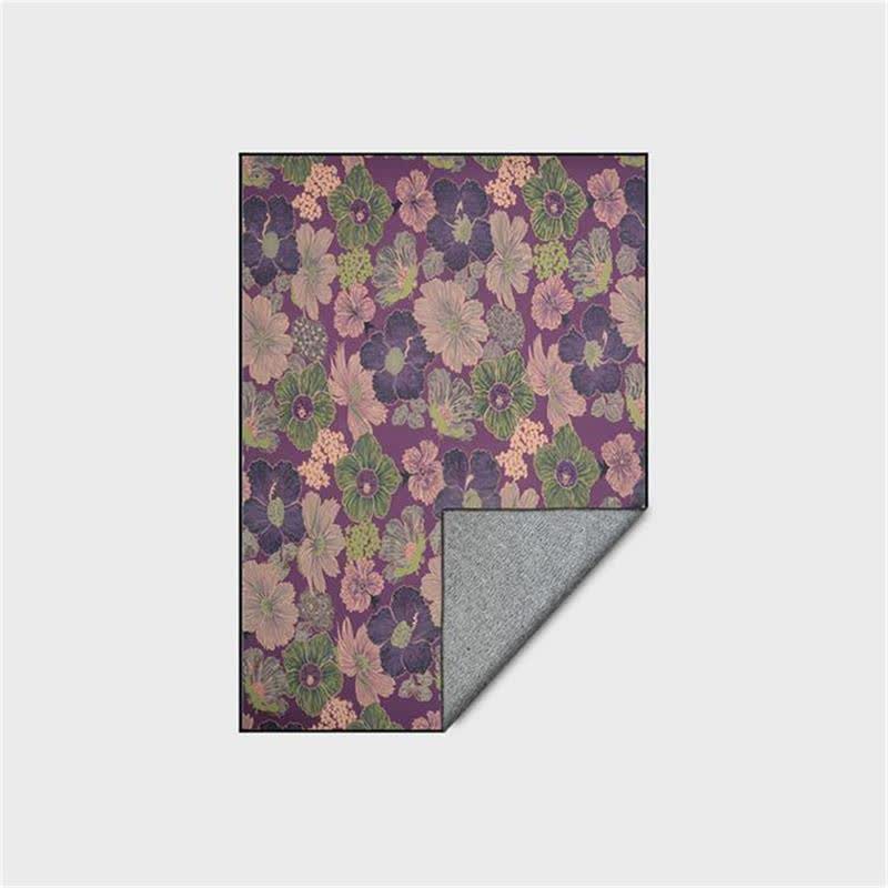 Vintage Botanical Foldable Anti-slip Area Rug - image 5