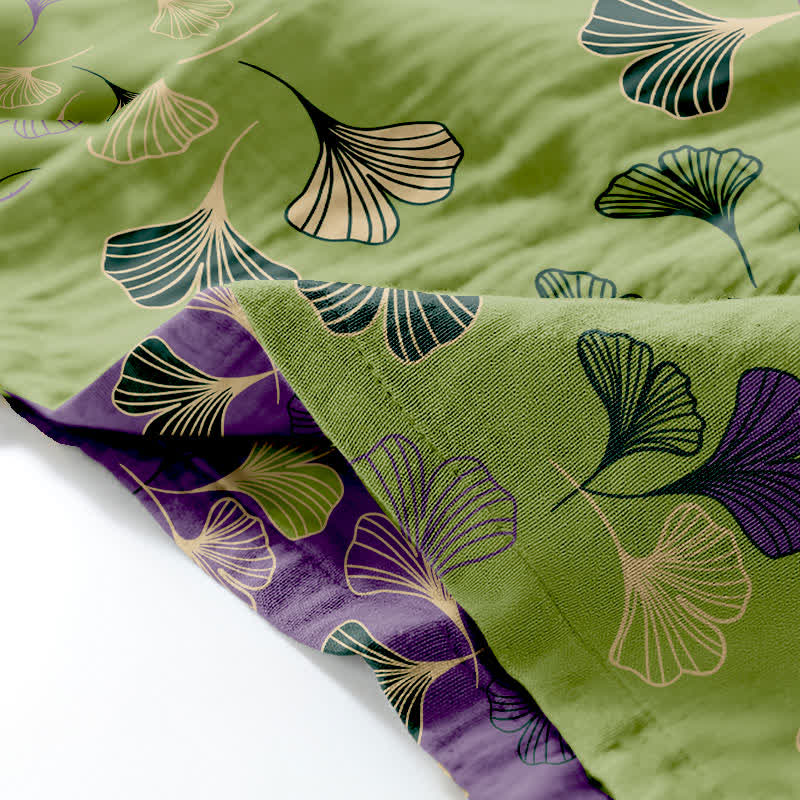 Ownkoti Ginkgo Cotton Gauze Kimono Loungewear Set - image 56