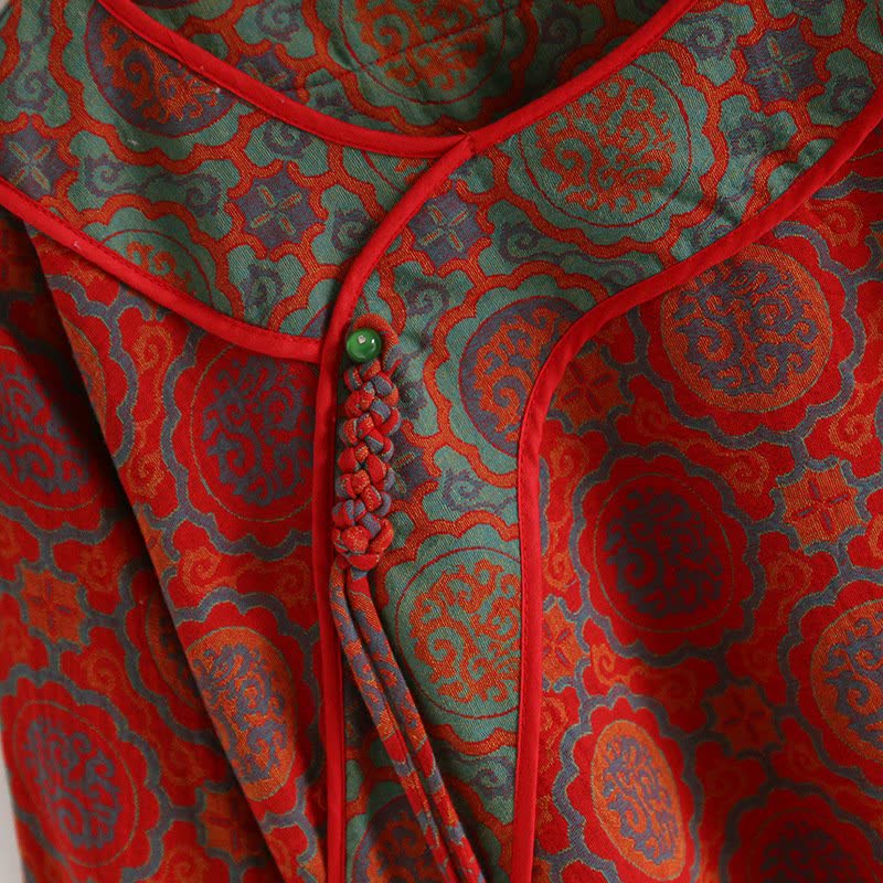 Oriental Retro Tassel Cotton Loungewear Set - image 5