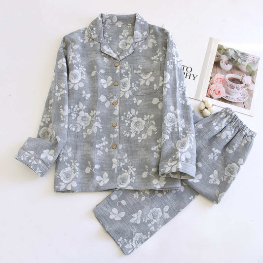 Grey Rose Natural Cotton Loungewear Set - image 1