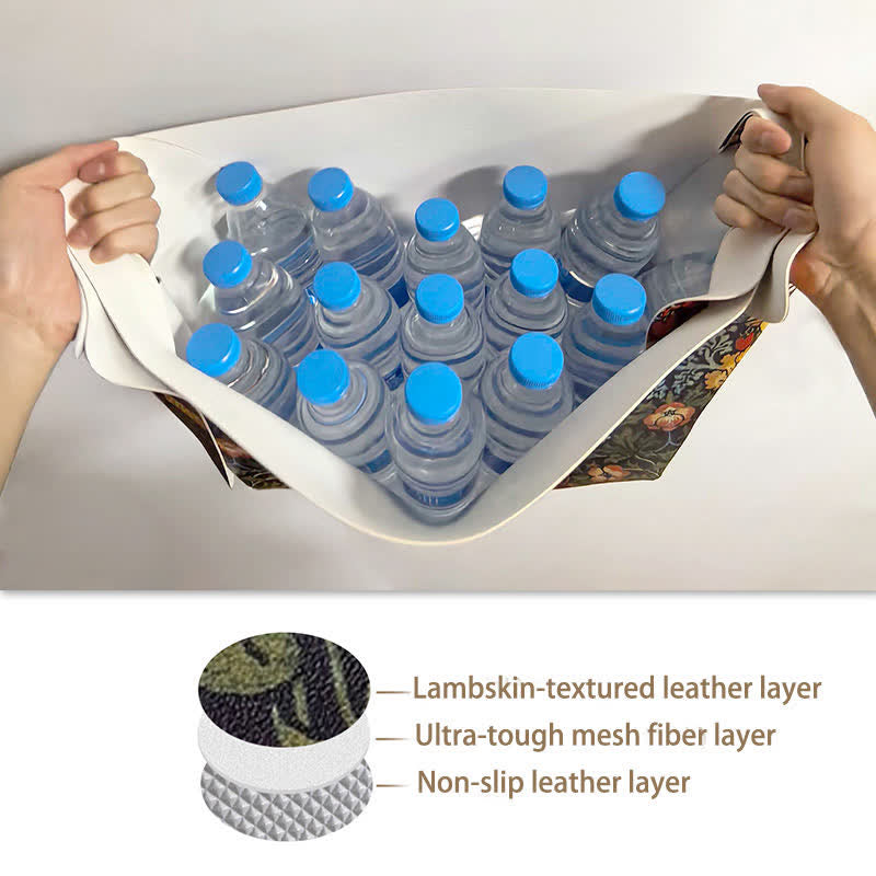 Leather Pastoral Large-capacity Storage Bin - image 5