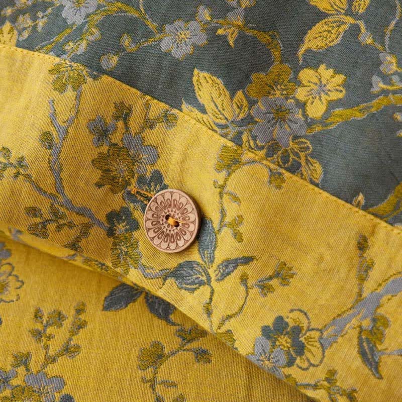 Plum Blossom Jacquard Cotton Gauze Bedding - image 7
