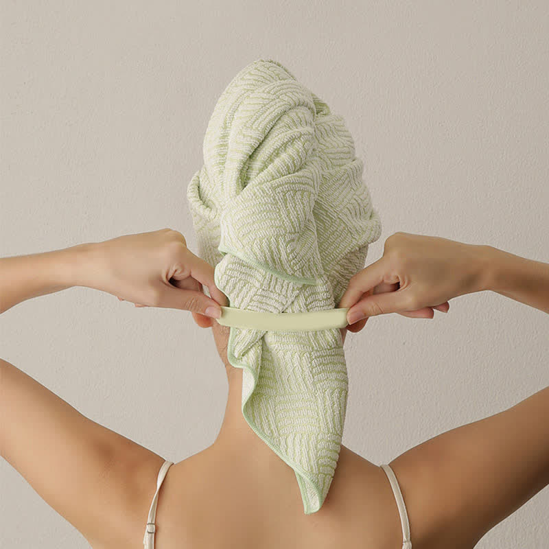 Breathable Antibacterial Hair Drying Towel Wrap - image 7