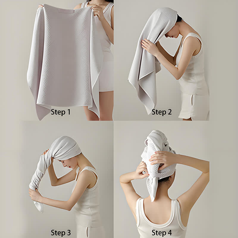 Breathable Antibacterial Hair Drying Towel Wrap - image 10