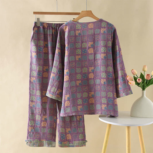 Vintage Cotton Cat Long Sleeve Pajamas - image 1