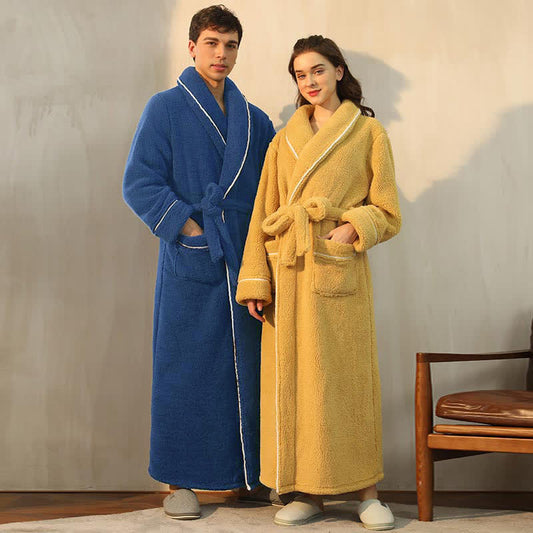 Ownkoti Comfy Fleece Pajama Long Bathrobe - image 0