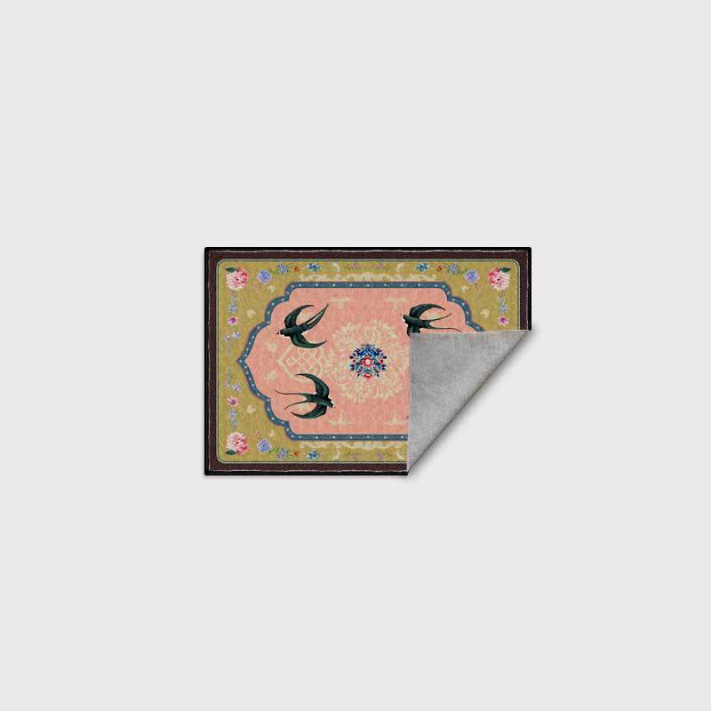 Vintage Oriental Swallow Anti-slip Area Rug - image 2