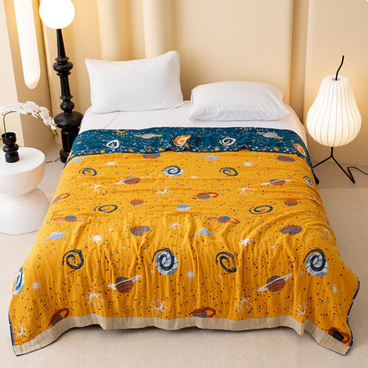 Dreamy Galaxy Cotton Reversible Quilt - image 1