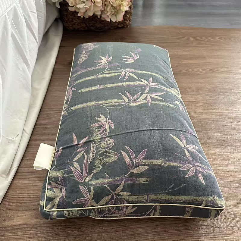 Bamboo Inspired Cotton Gauze Pillowcase - Dark Grey - 13" x 23" - image 3