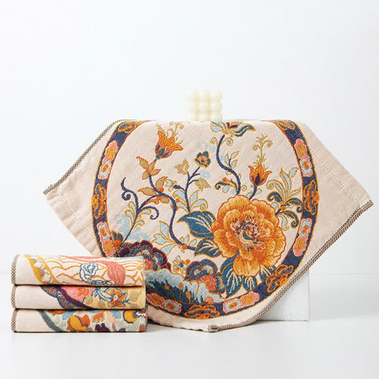 Vintage Floral Cotton Kitchen Absorbent Towel - image 1