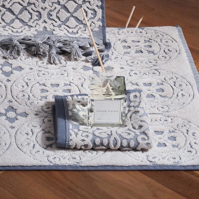 Persian Pure Cotton Bath Towel Set (4-Pack) - Hand - 13" x 13" - image 8